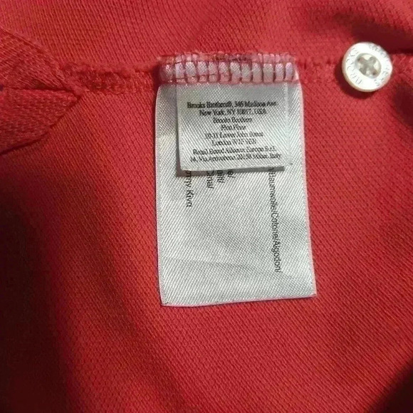 Brooks Brothers Performance  Polo. 💯 cotton. Men's size L - Picture 5 of 8